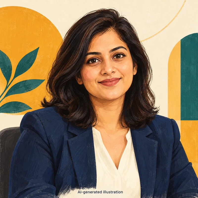 AI-generated illustrative avatar; not a verified likeness of Shivanshi Paliwal