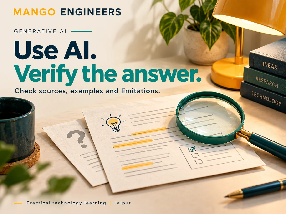 A Practical Verification Checklist for Generative AI Study Notes — conceptual illustration