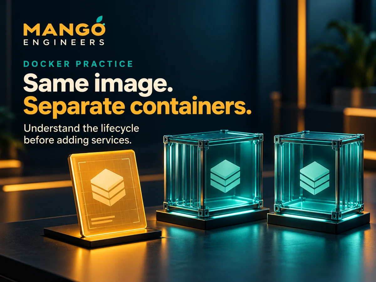 Docker Images and Containers: Rehearse a Small Lifecycle Lab — conceptual learning illustration