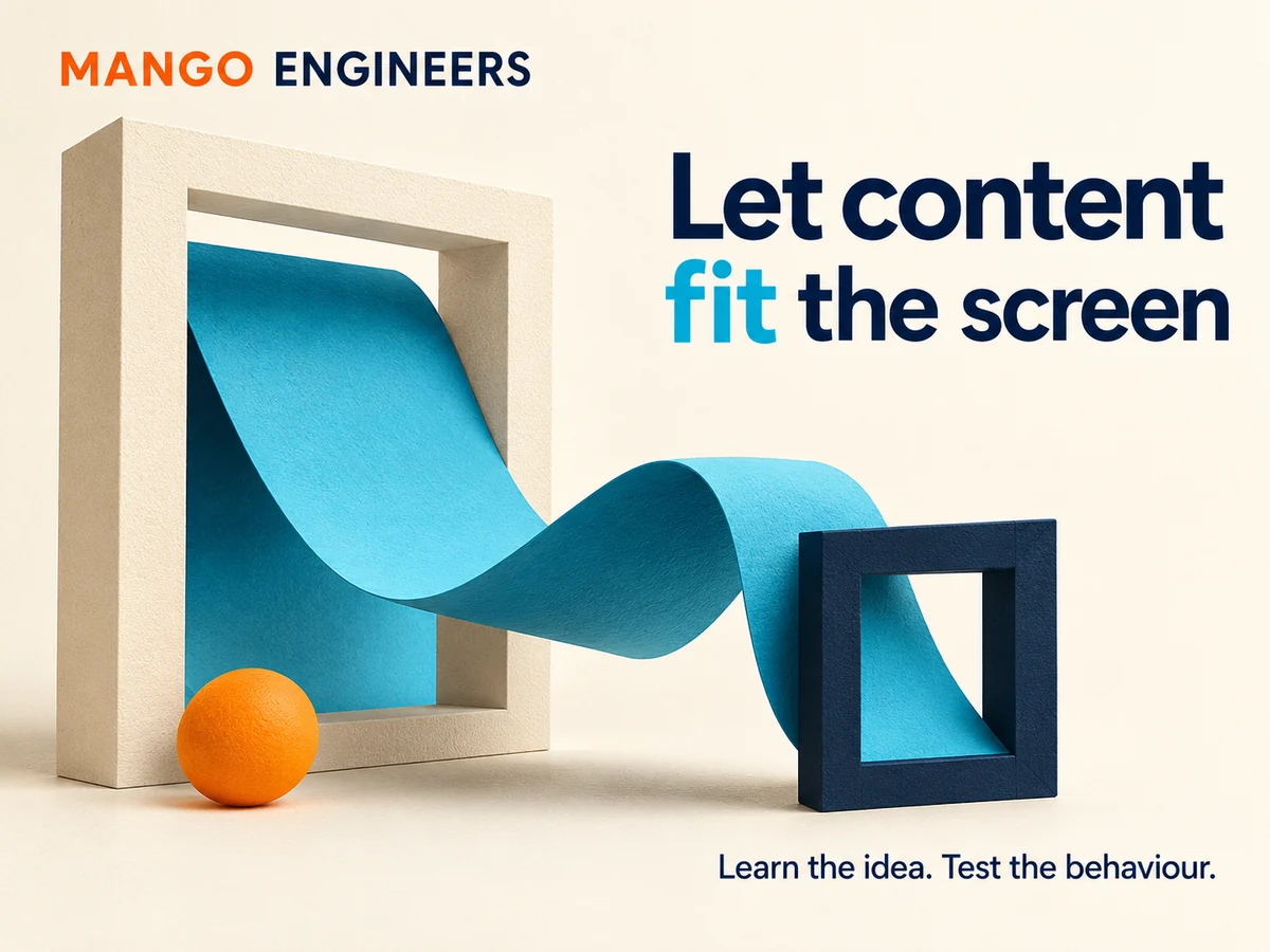 Responsive CSS: Diagnose Content Overflow Before Hiding It — conceptual learning illustration
