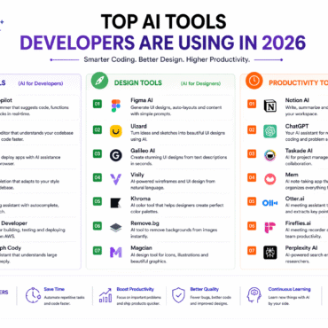 AI tools developers coding design productivity tools