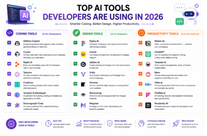 AI tools developers coding design productivity tools