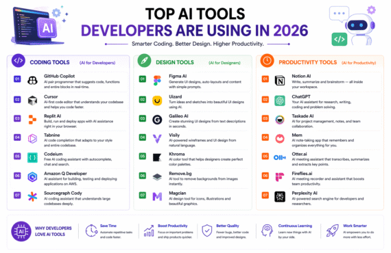 AI tools developers coding design productivity tools