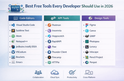 best developer tools vscode postman figma github