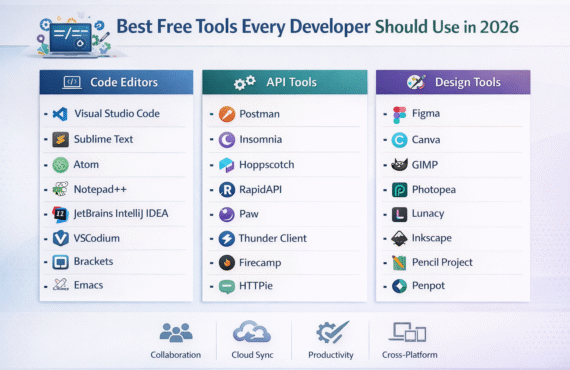 best developer tools vscode postman figma github