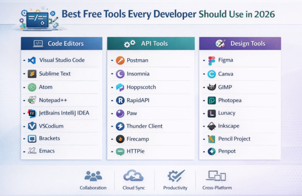 best developer tools vscode postman figma github