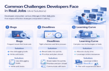 developer challenges bugs deadlines learning curve solutions