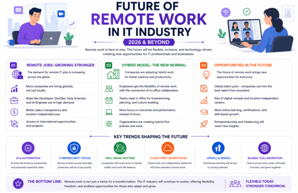 future remote work IT hybrid model global jobs