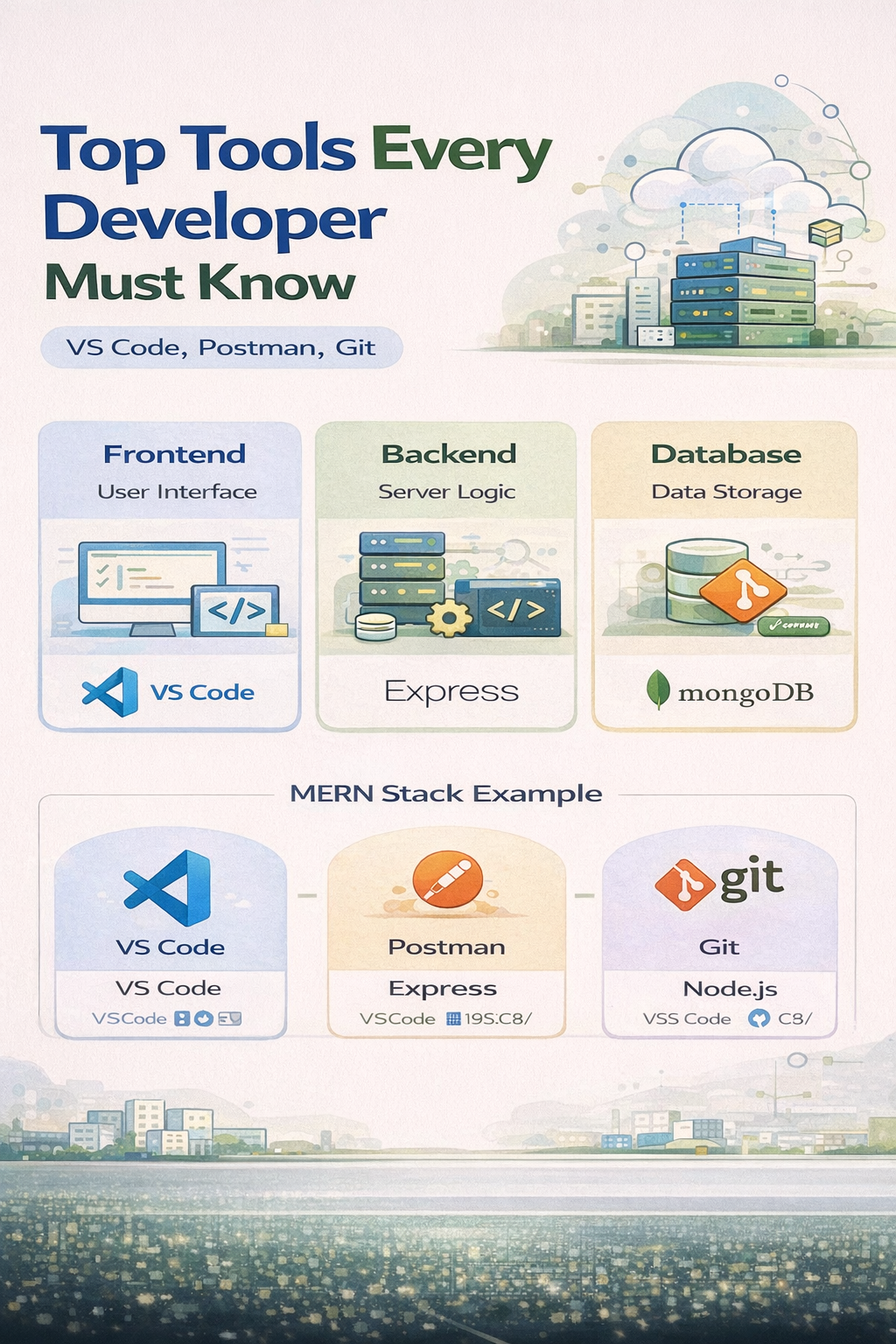VS Code Postman Git tools for developers explained