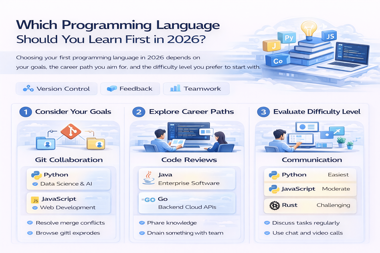 which programming language to learn first python javascript java c++