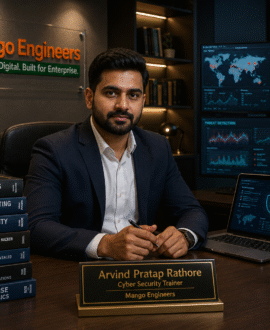 Arvind Pratap Rathore senior Cyber Security trainer at Mango Engineers Jaipur with ethical hacking penetration testing network security and CEH expertise